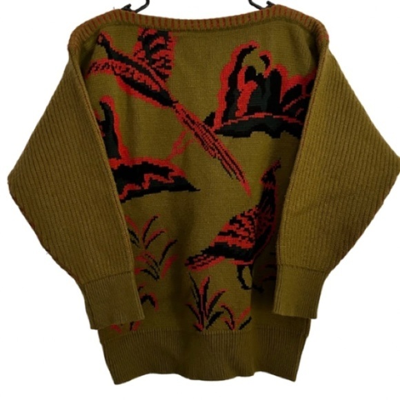 Mondi Sweaters - Vintage 1980’s Mondi 38 Boat Neck Wool Blend Sweater